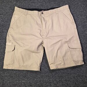 Dickies Cargo Shorts Mens 44 Khaki Ripstop Workwear Utility Gorpcore Rugged